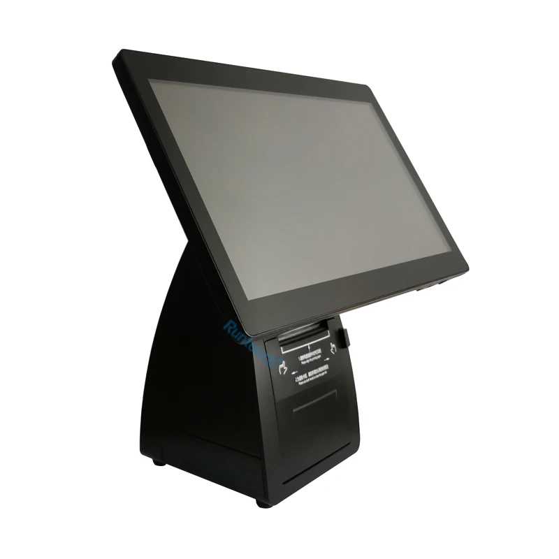 Настольный терминал для продажи вещей на Windows 10 POS-терминал с 80 мм принтером считыватель штрих-кодов NFC оплаты