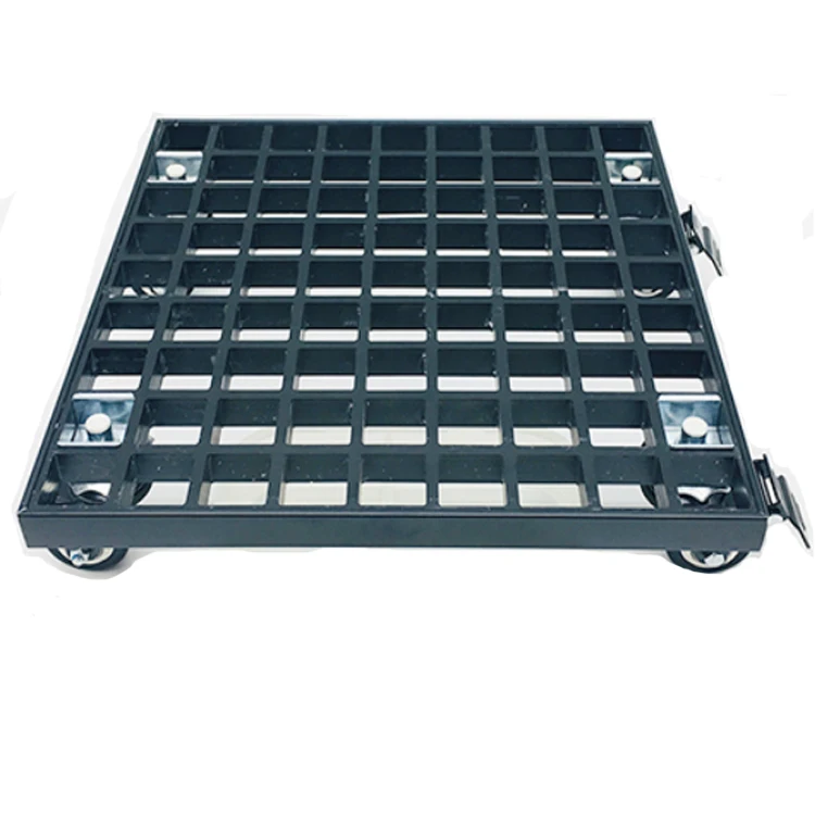 
Garden Square Movable Flower Pot Tray With Universal Wheel Flower Pot Base Thickened Chassis Roller Flower Rack Pulley Bracket 