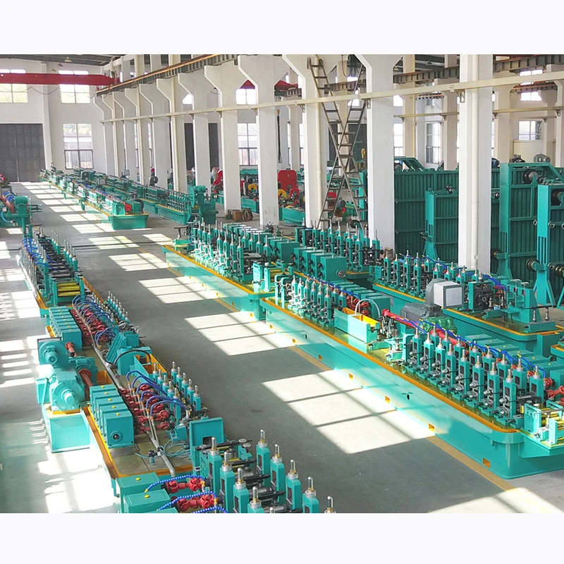 Metal carbon steel pipe making machine erw tube mill line production line For Pipe Making
