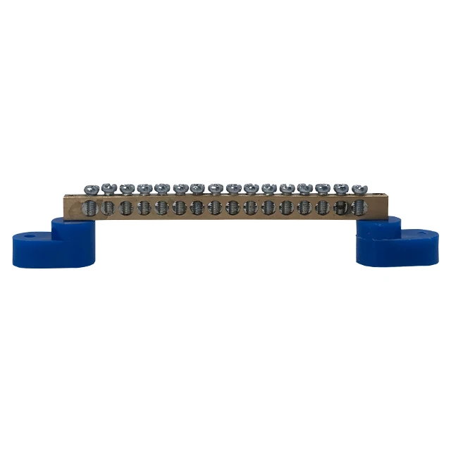  CNGP Brass Grounding System Electrical Screw Wire Connector Earth Bar Terminal Block With