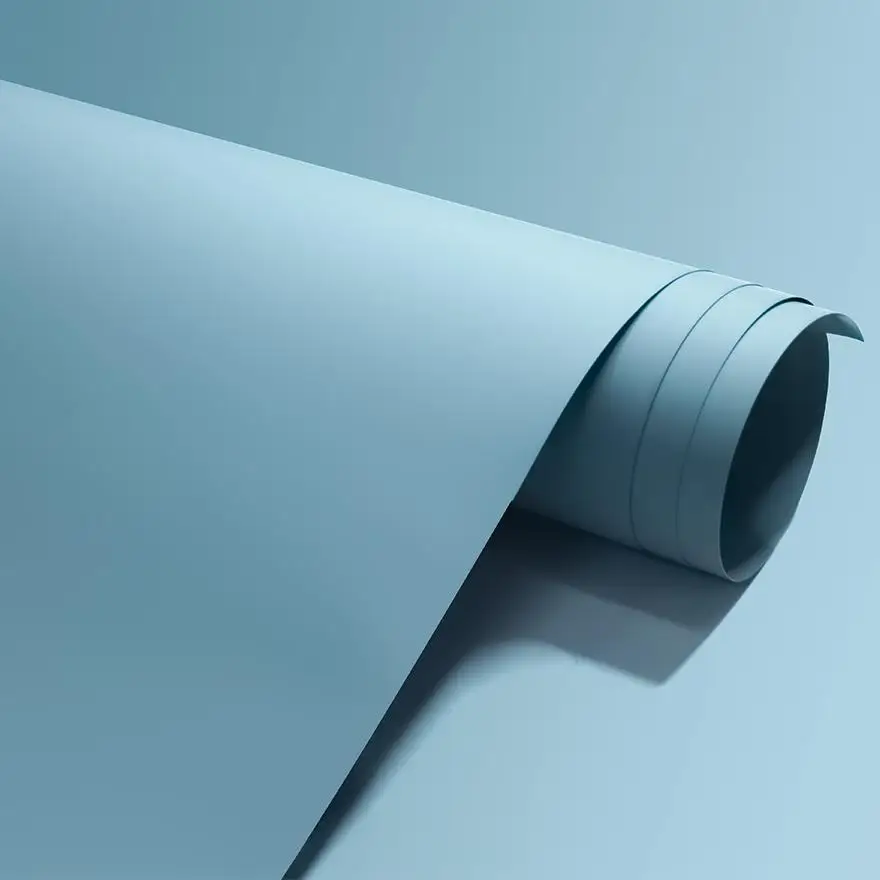 
0.35mm Solid Color Blister Decorative Foil Customized deco film Bright Luster Decor Sheet for Furniture and Steel Door 