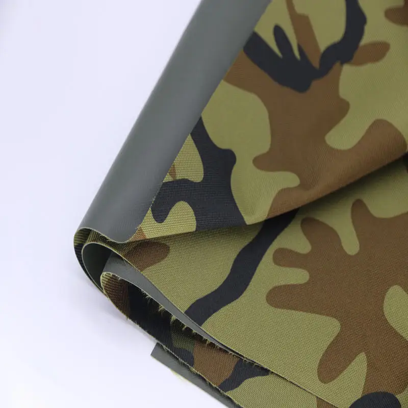 Oxford Woven Plain Polyester 600D PVC Coated Fabric 300D & 420D Yarn Count for Tents Outdoor Furniture Bags