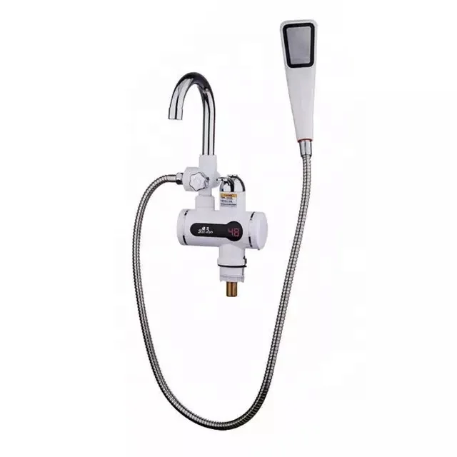 3000W digital display instant electric heating hot water tap faucet for kitchen