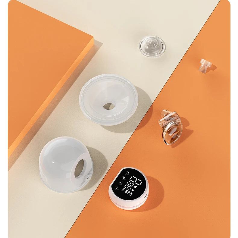 Single Mini Portable 200ml Silicone Automatic Baby Wireless Wearable Electric Milk Feeding Breast Pump