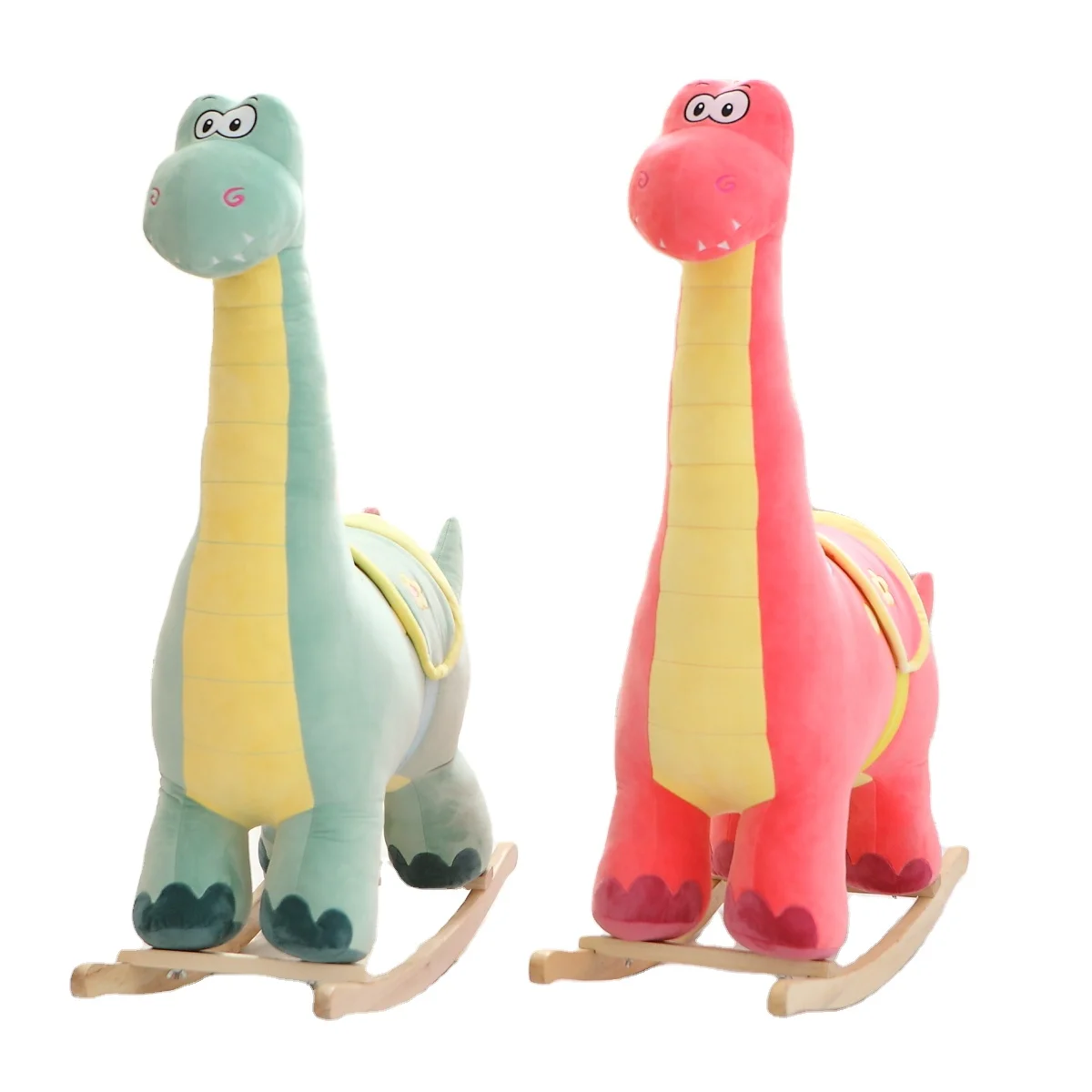 Забавное животное, динозавр, деревянное кресло-качалка, игрушка, Высококачественная лошадь-качалка, игрушки для детей