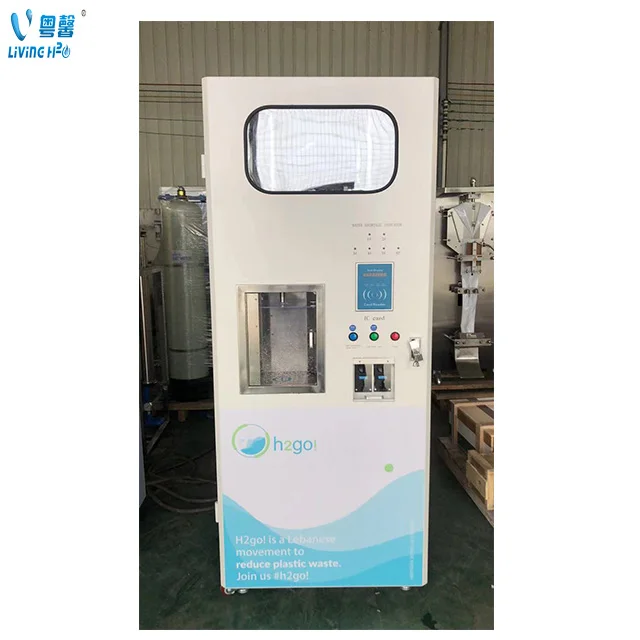 Livingh2o Coin operated auto water vending machine for sale