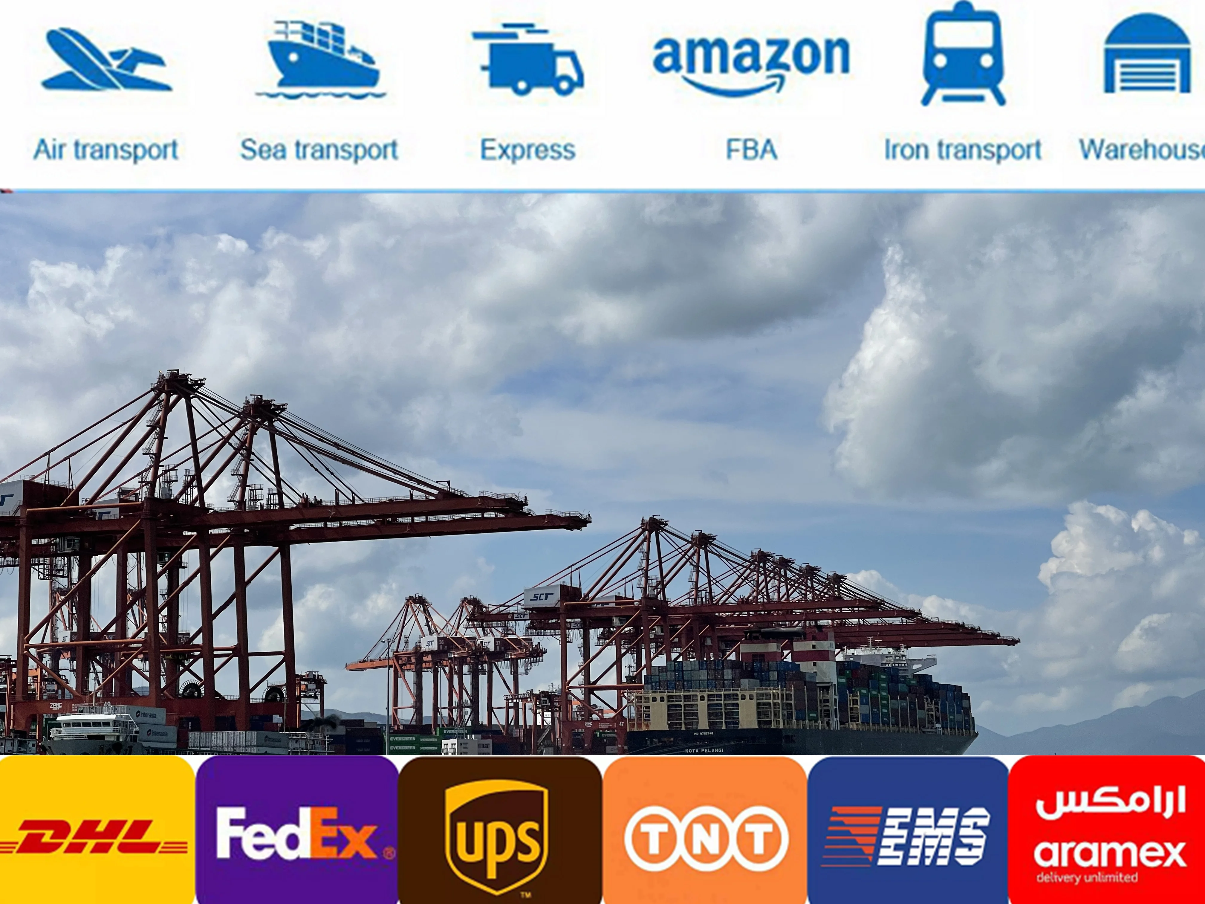 logistics international express freight forwarder china to usa/uk/ door to door agent