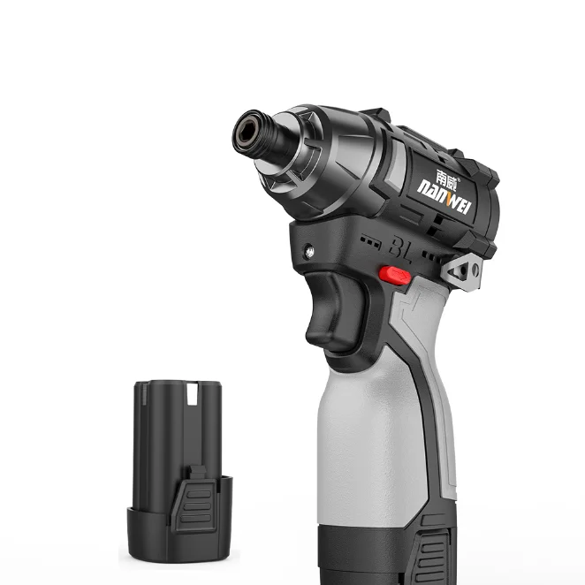 NANWEI High Torque Power Tools 140NM Small Household Power Cordless Screw Drivers with LED