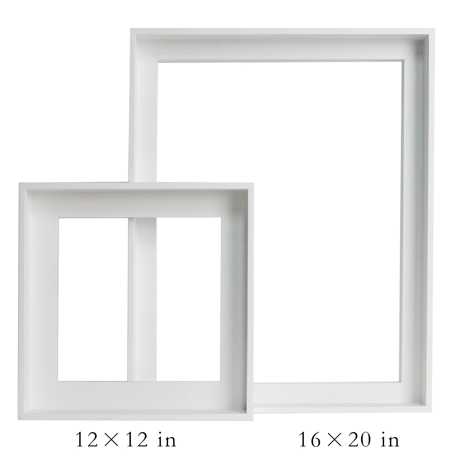 Wholesale Custom size Wooden Canvas Floater Picture Floating photo Frame for motel wall decor