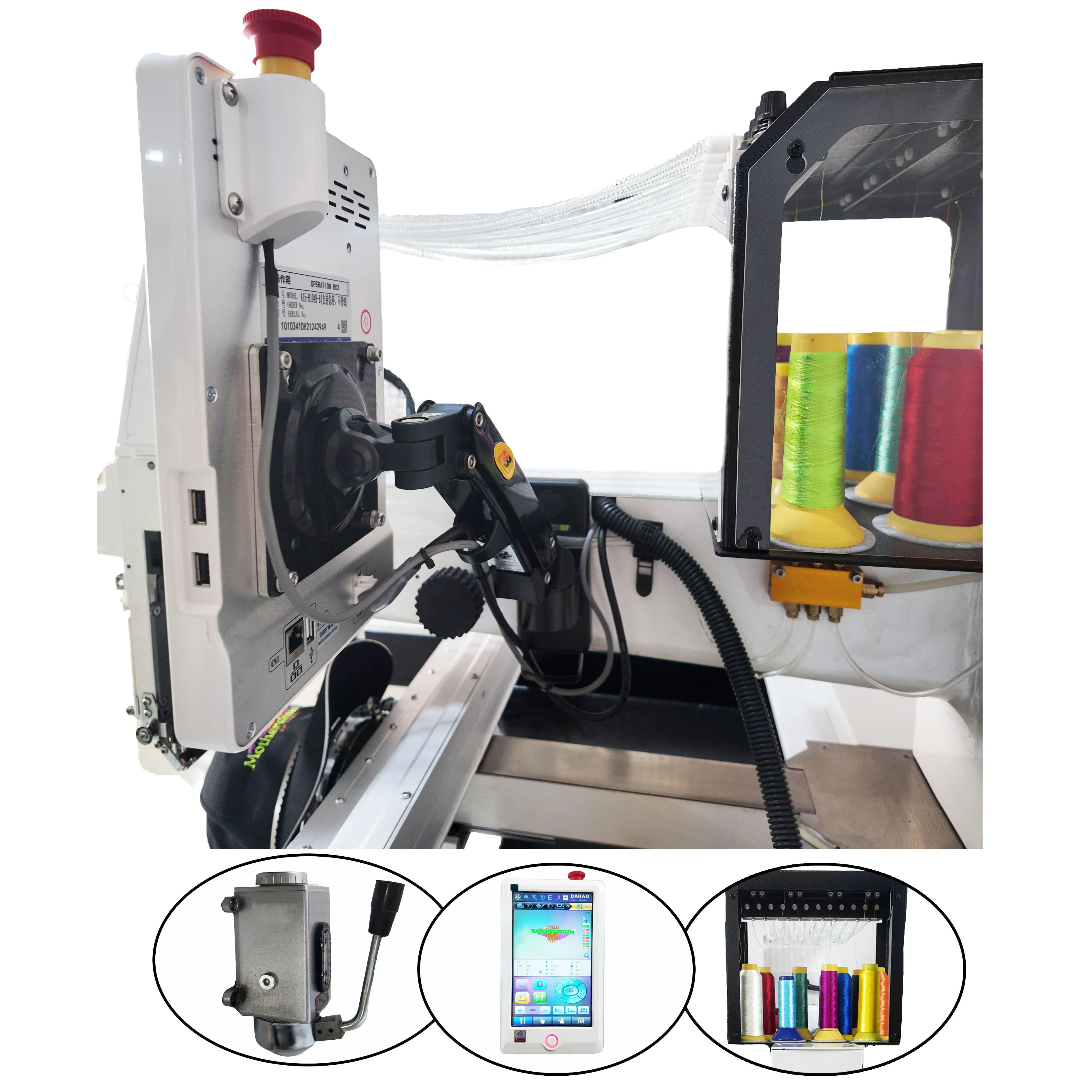 Компьютеризированная машина для вышивки 1201/1501 логотипа