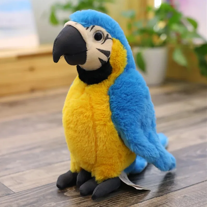 Custom cuddly mascot peluches plushies soft toy Pirates birds Stuffed Animal custom plush parrot for kids
