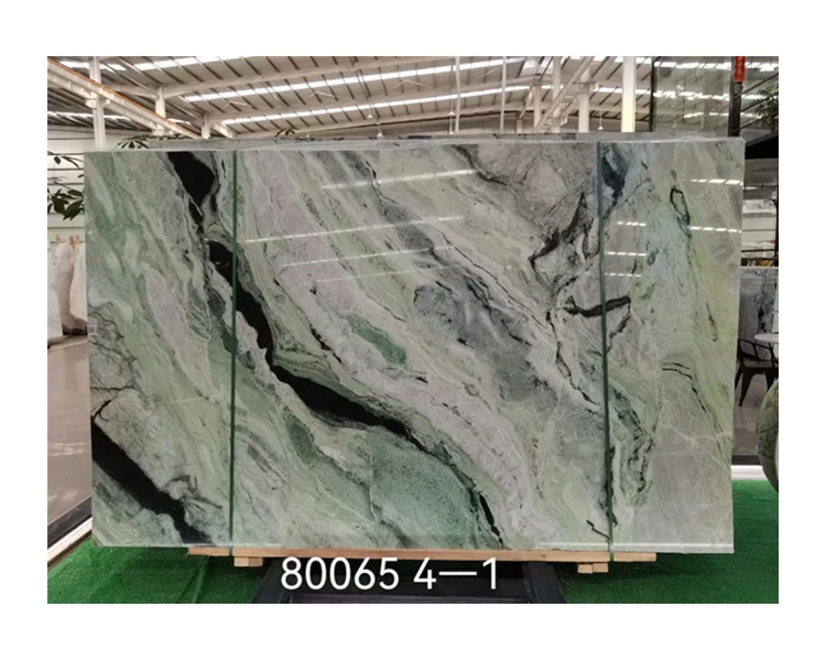 Chinese Shangri-La Verde Jade Marble Polished Slabs for Interior Floor and Wall