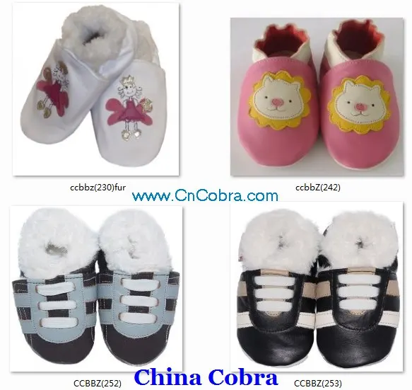 
2021 CHINA COBRA soft sole leather baby shoes infant baby moccasins size 0-6 years 