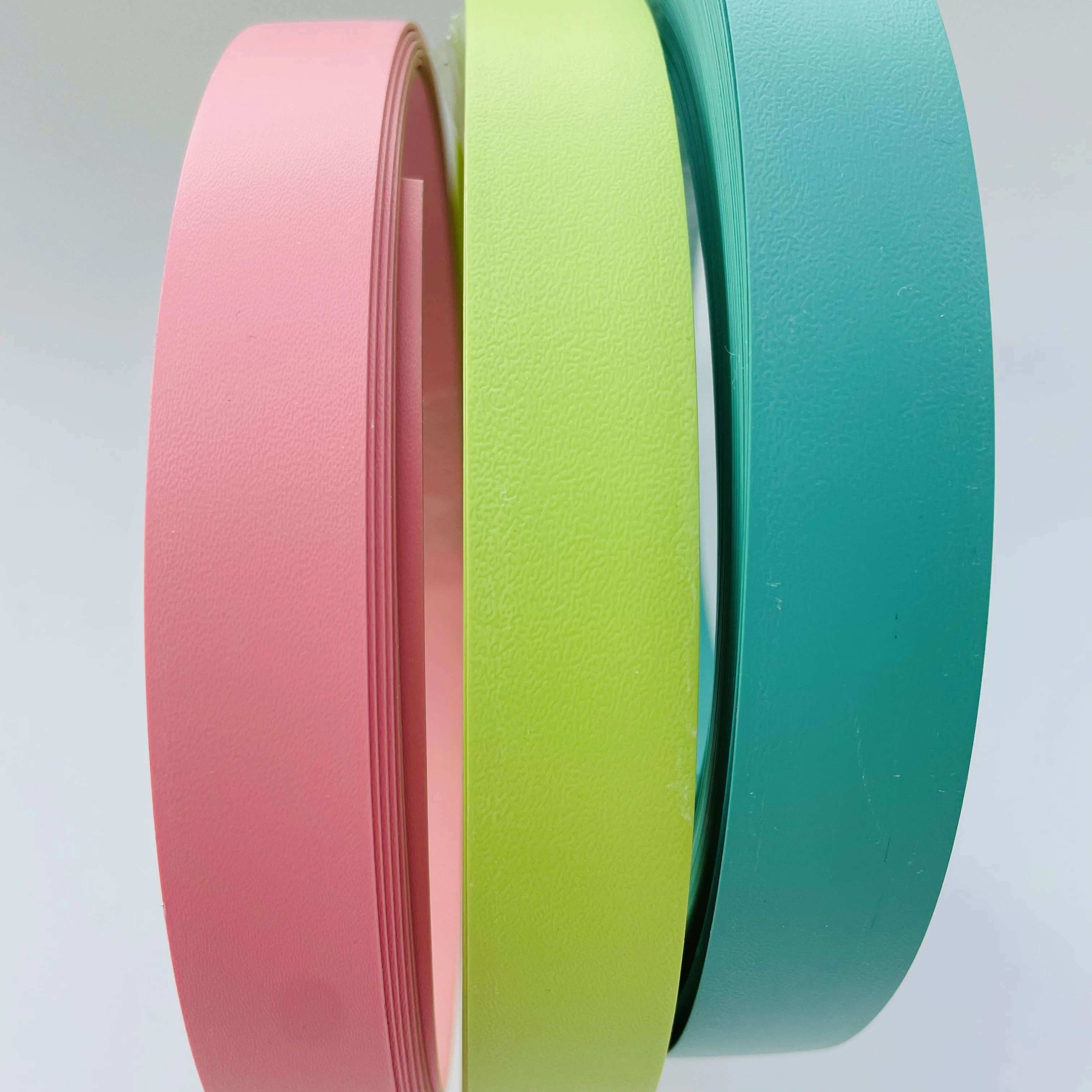 Colorful PVC edge banding ABS edge rolls for cabinet panels from China manufacture