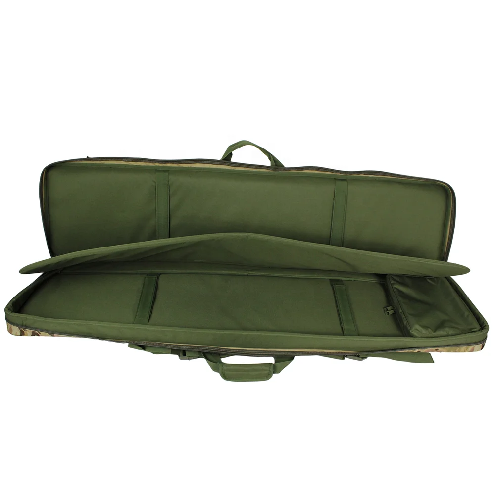 ALFA OEM 51 inch Tactical Double Long Gun Bag Weapons Transportation Case W/Backpack Strap, Lockable Compartment
