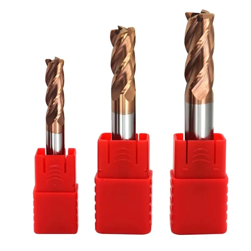 Square Milling Cutter Tungsten Solid Carbide End Mill Hard Metal Cutting Tools
