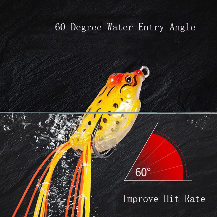 Factory Wholesale New Artificial Bait Black Fish Bait 5CM Rubber Fishing Equipment 8G Lure Bait Fishing