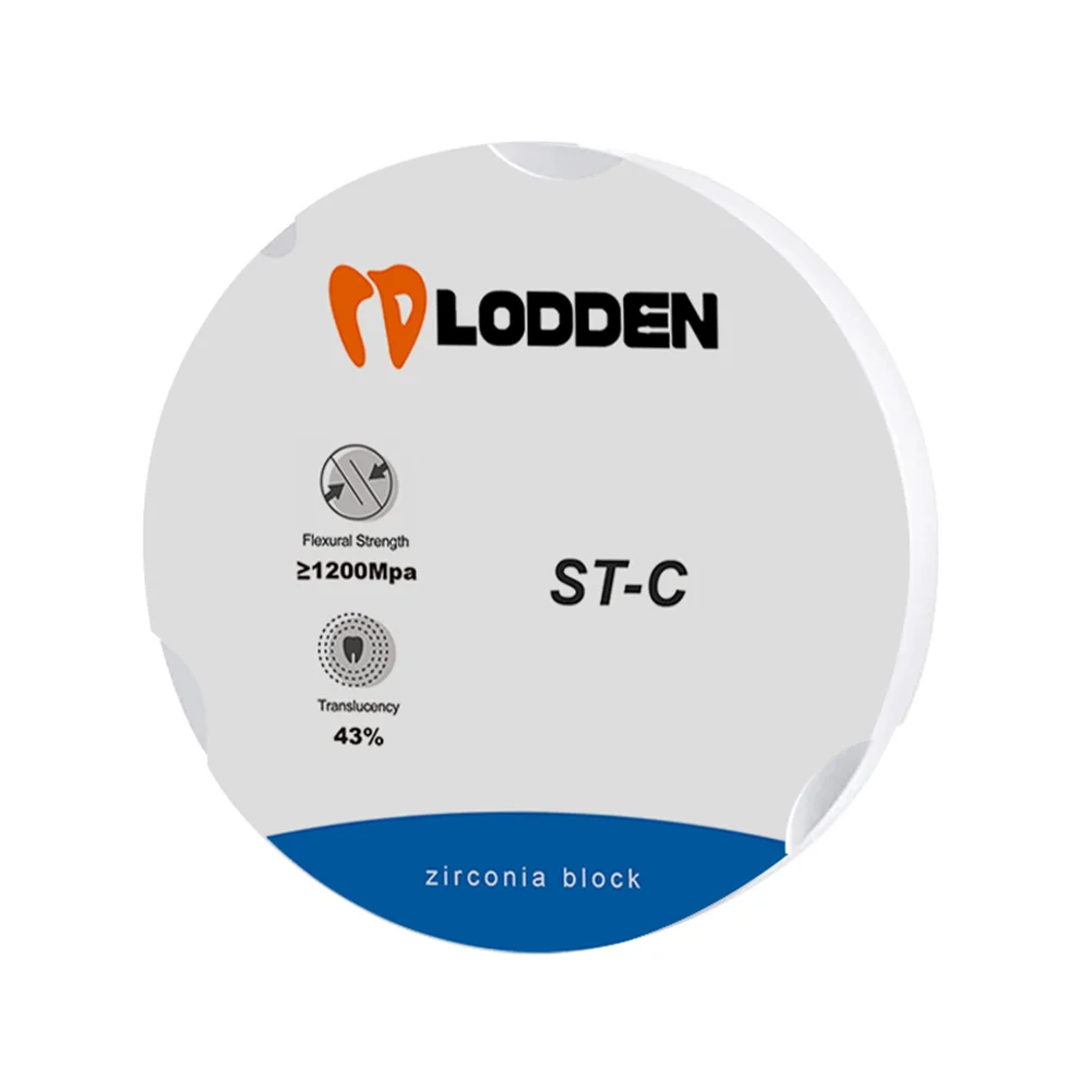 LODDEN ST-C Многослойные циркониевые диски 98 мм Стоматологический материал cad cam блоки