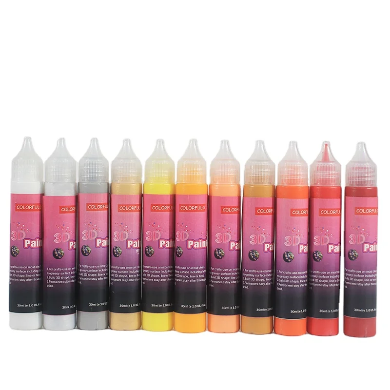 3D paint fabric paint Fabric color 30ml- EU