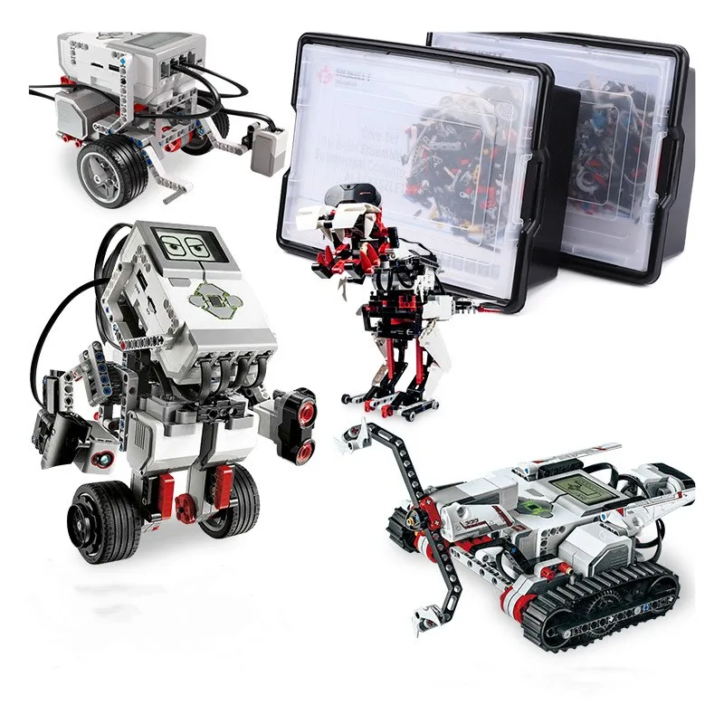 toys robot kit ev3 kids diy eletronic programmable  mifare desfire ev3 Smart Educational Kids kit  ev3 robot No.45544