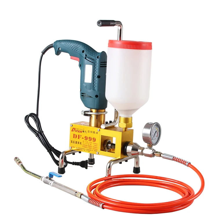 Construction Works Waterproofing Injection Mortar Grouting Machine Price High-pressure Perfusion Machine Household, Construction