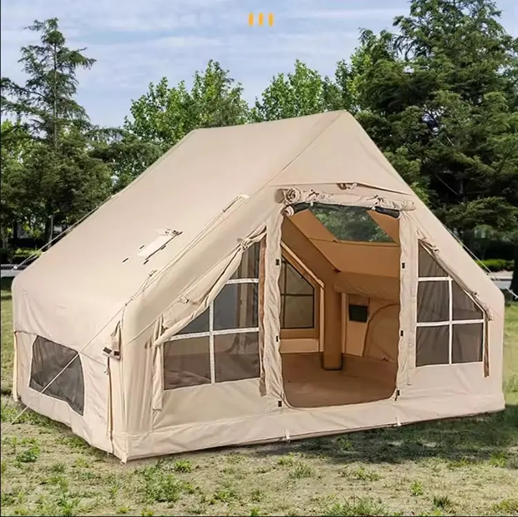 High Quality Nylon Oxford Inflatable Tent for Family Waterproof and for Outdoor Travel Camping Tent