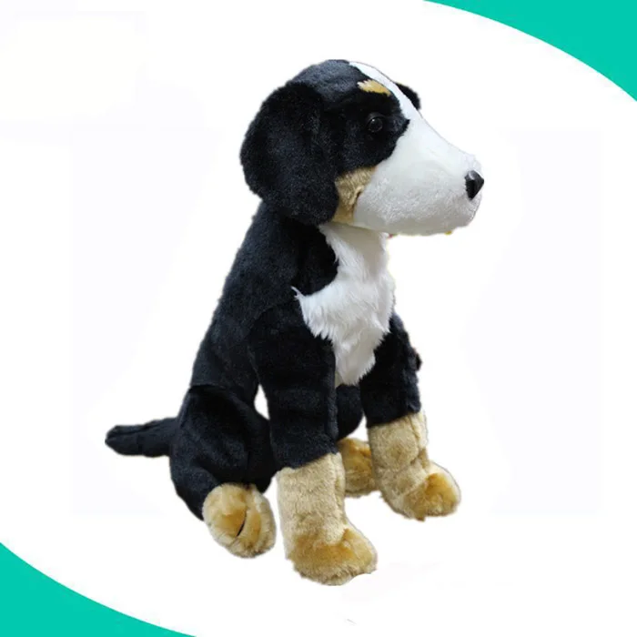 wholesale custom stuffed police dog plush toys with clothes  plush police dog