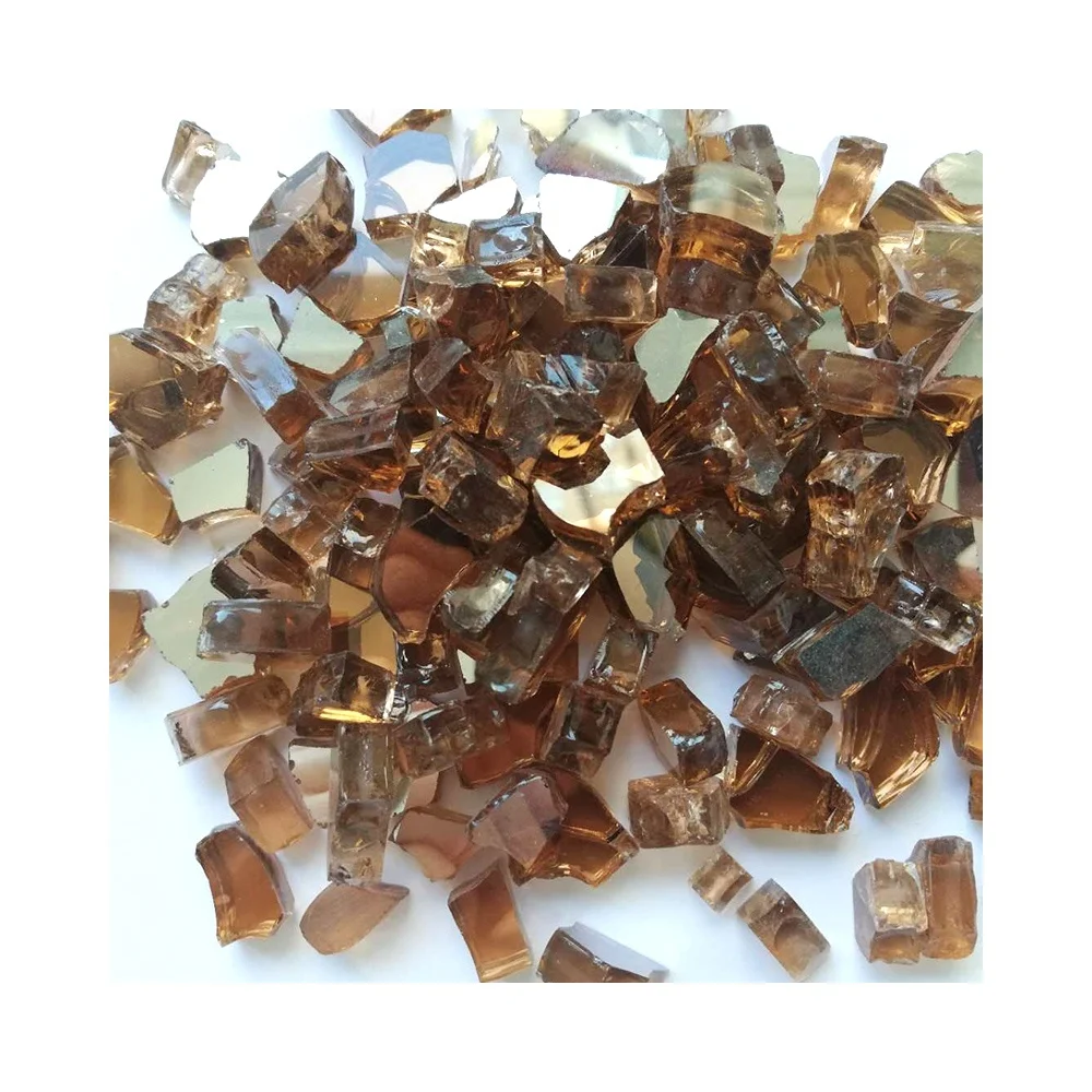 Factory Supply Tempered Broken Fire Glass