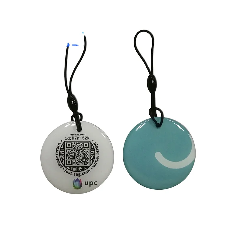 China manufacturer RFID 13.56mhz paper PVC sticker label tags nfc ring smart nfc keychain