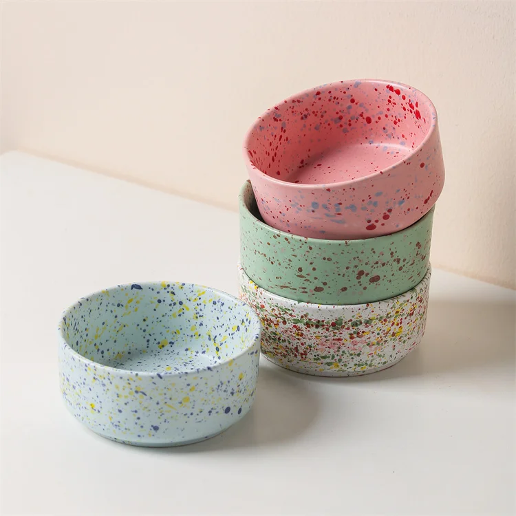 Wholesale hand painted matte color glaze restaurant wedding home nordic kitchen rice soup ramen cereal ceramic bowl porcelain