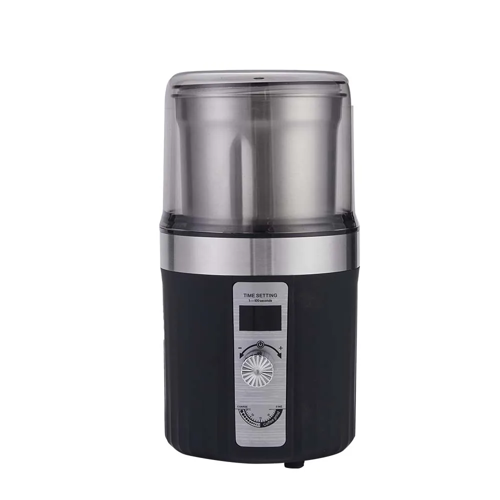 Custom Logo Professional Commercial Coffee Bean Powder Machine Espresso Mill Household Automatic Electric Coffee Grinder