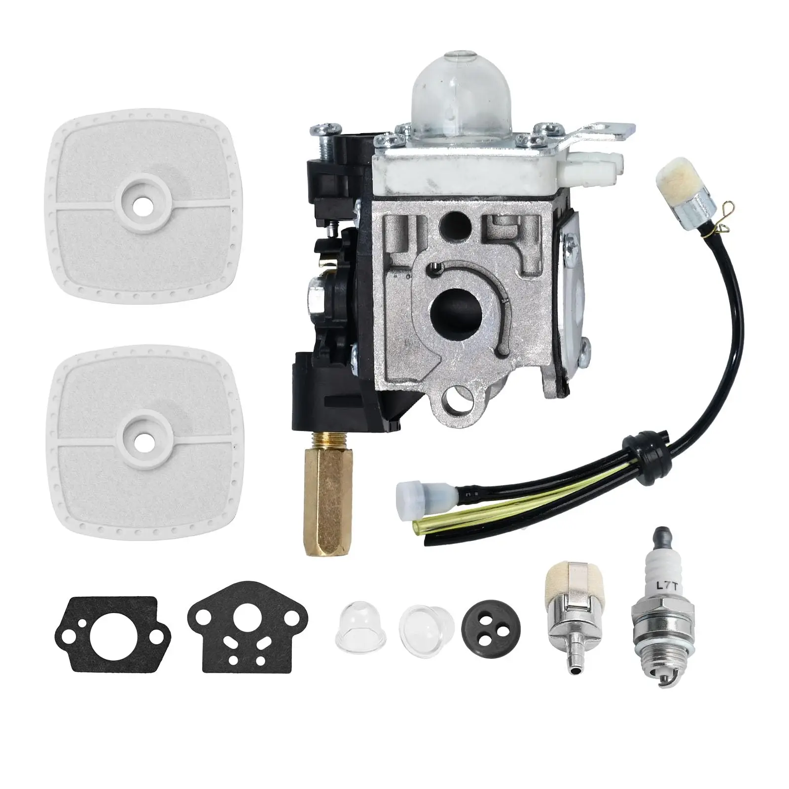 Carburetor Rebuild Kit Replacement for Echo SRM 210 SRM 211 HC 150 PE 200 GT & RB-K70A RB-K66B SRM201 SRM230 SRM231 HC160 HC180