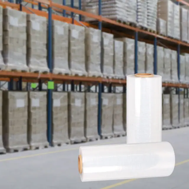 Transparent Packaging Lldpe CPE Protective Mailing Packaging Wrapping Stretch Films For Walmart