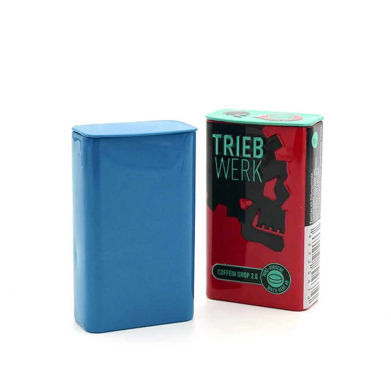 Tinplate Mint Iron Box Clamshell Mini Metal Packaging Iron Box Carry Candy Tin Box