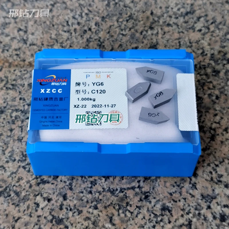 Mata Widia 6.5X6.5X6.5 YG6 Pahat Bubut Tip 6.5 X 6.5 X 6.5 YG 6 Cemented Carbide Triangle