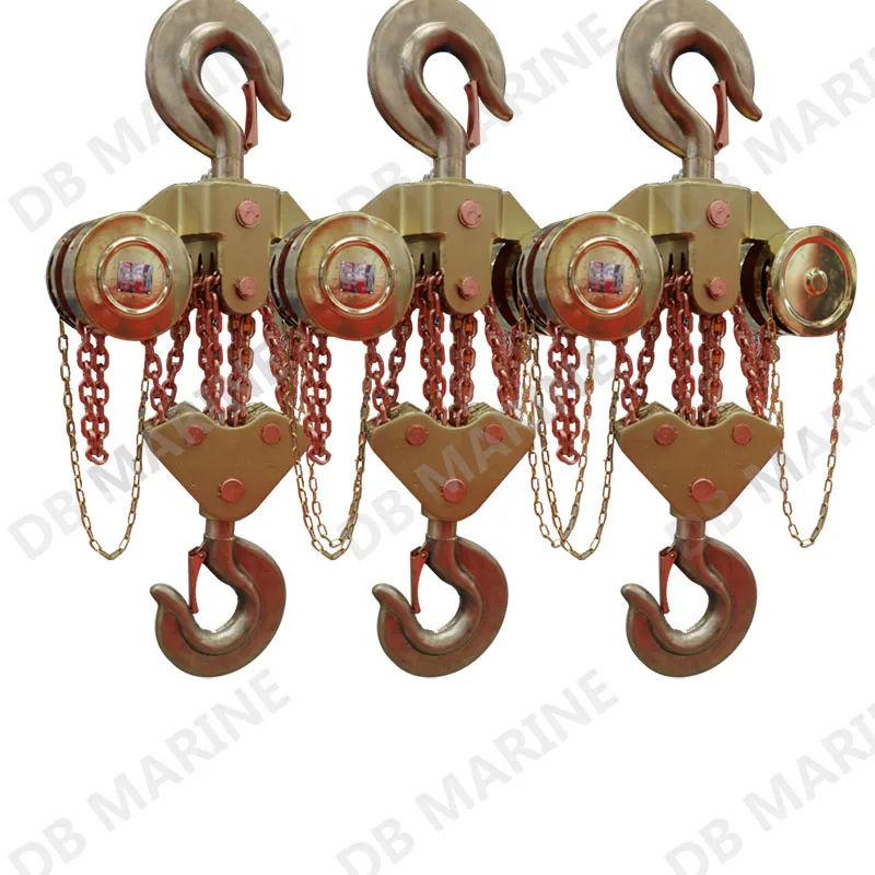 IMPA 615021 Marine Use Non-Spark Chain Block  Hoist Explosion proof and fireproof chain crane