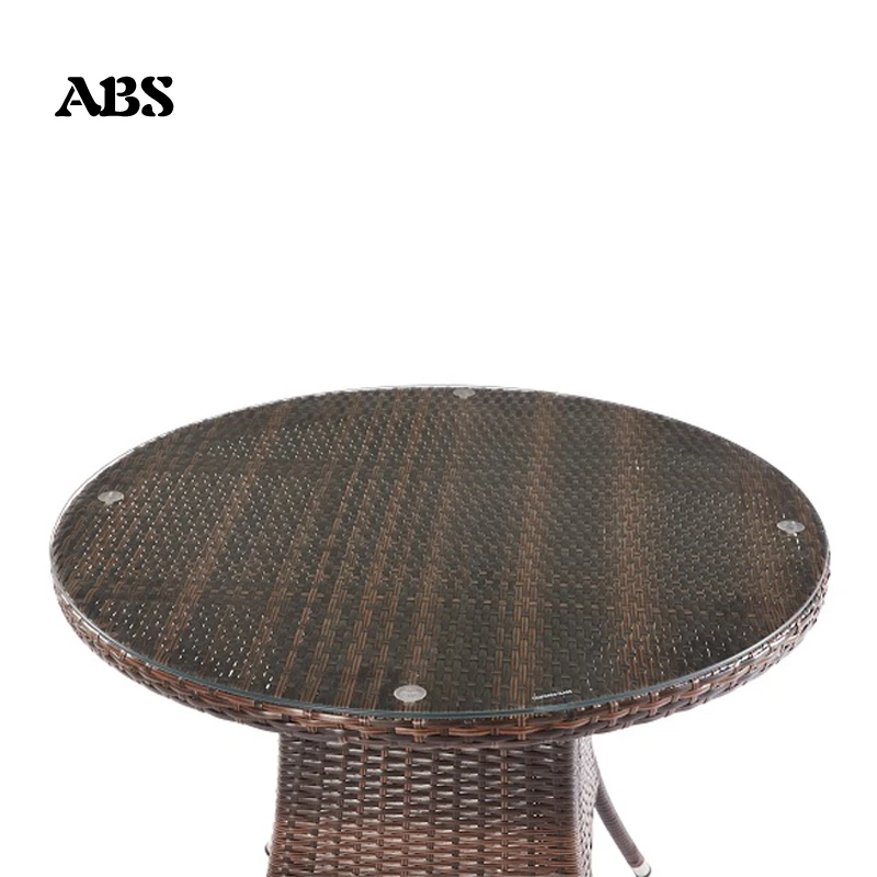 2021 Cheap price rattan table and chair good quality rattan chair for coofe table