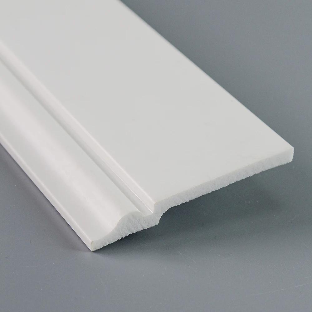 Eco-Friendly PS PVC Skirting Board for Home Decoration Modern Interior PS Flooring Accessories for Home Use