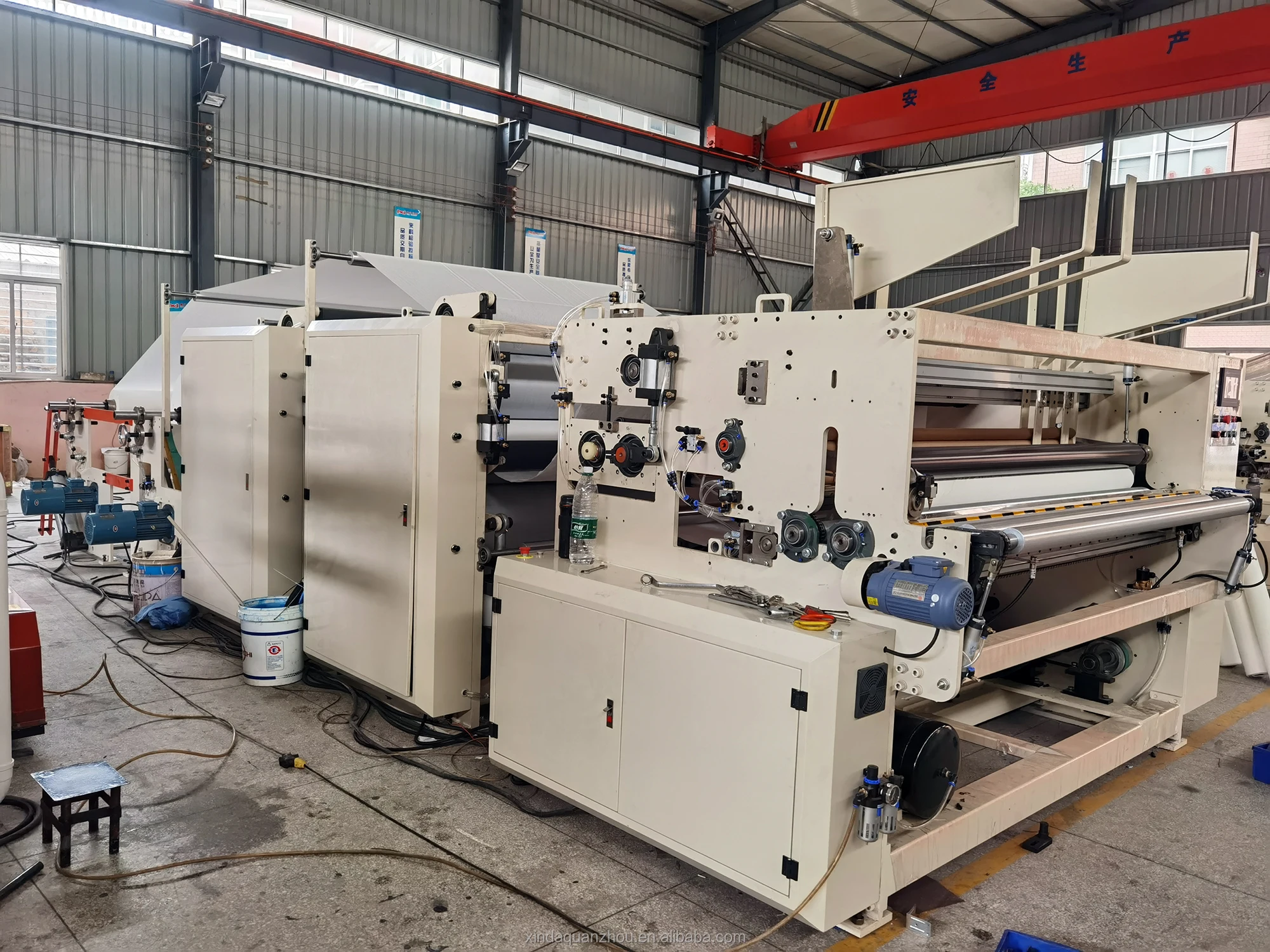 Good Quality Full Automatic Kitchen Towel and Toilet Tissue Paper Roll Making Rewinder Machine