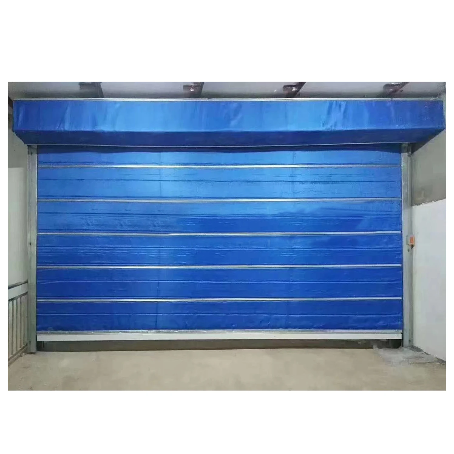 2024 High Performance Fire Curtain Rolling Shutter Door 6 Hours Inorganic Fabric Smoke Curtain Roller Door for Park Garages
