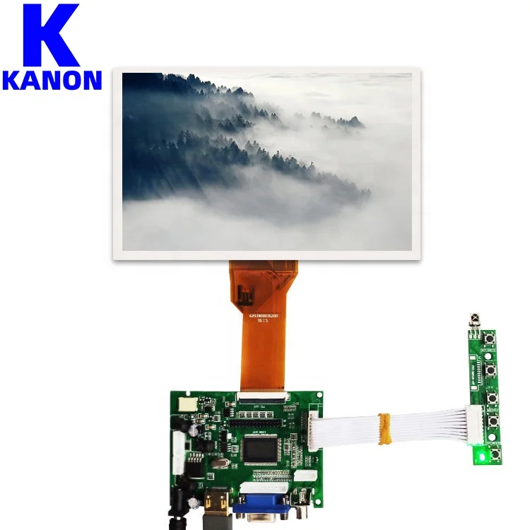 Innolux 50 Pin 7 Inch 800X480 320-400 cd/m2 50 pin  Resolution TFT LCD Monitor Tablet At070tn94