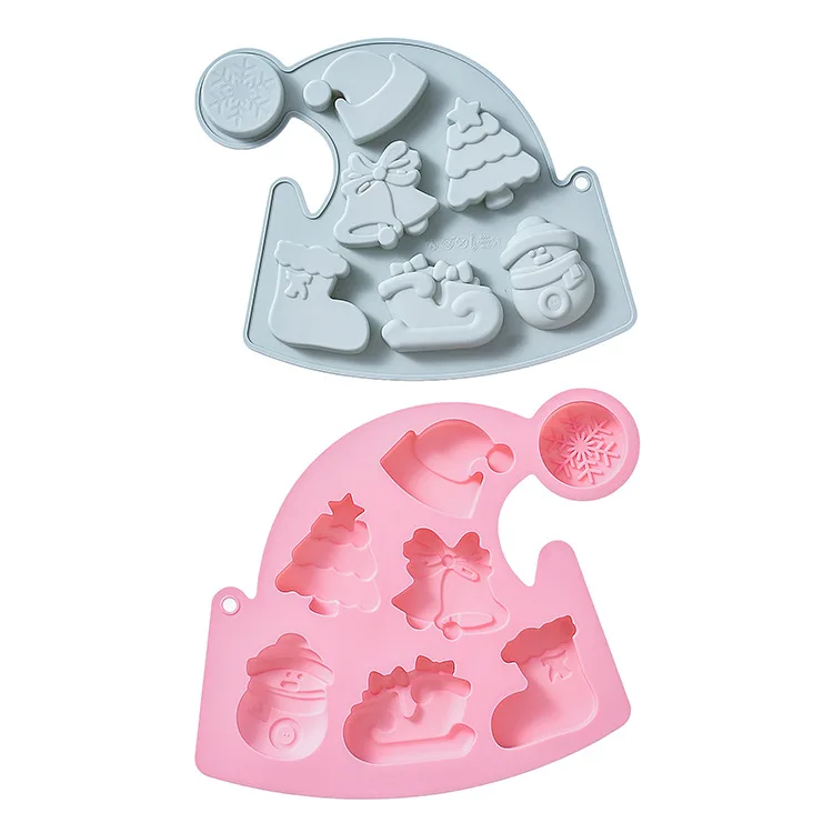 3D Christmas Large Silicone Mould New DIY Cake Tool Silicone Molds for Epoxy Resin Silicone Molds for Baby Shower Decorations