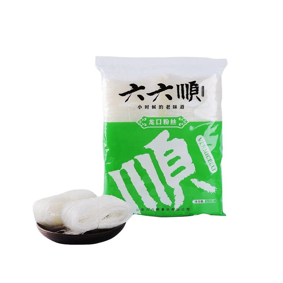 Hot Selling 500G*20Bags/Carton Longkou Vermicelli Glass Noodles
