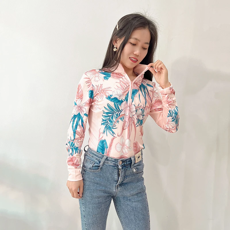 Horse Riding Shirts Base Layer Shirt Tops Wholesale Manufacturers Baselayer Wear Equestrian Clothing