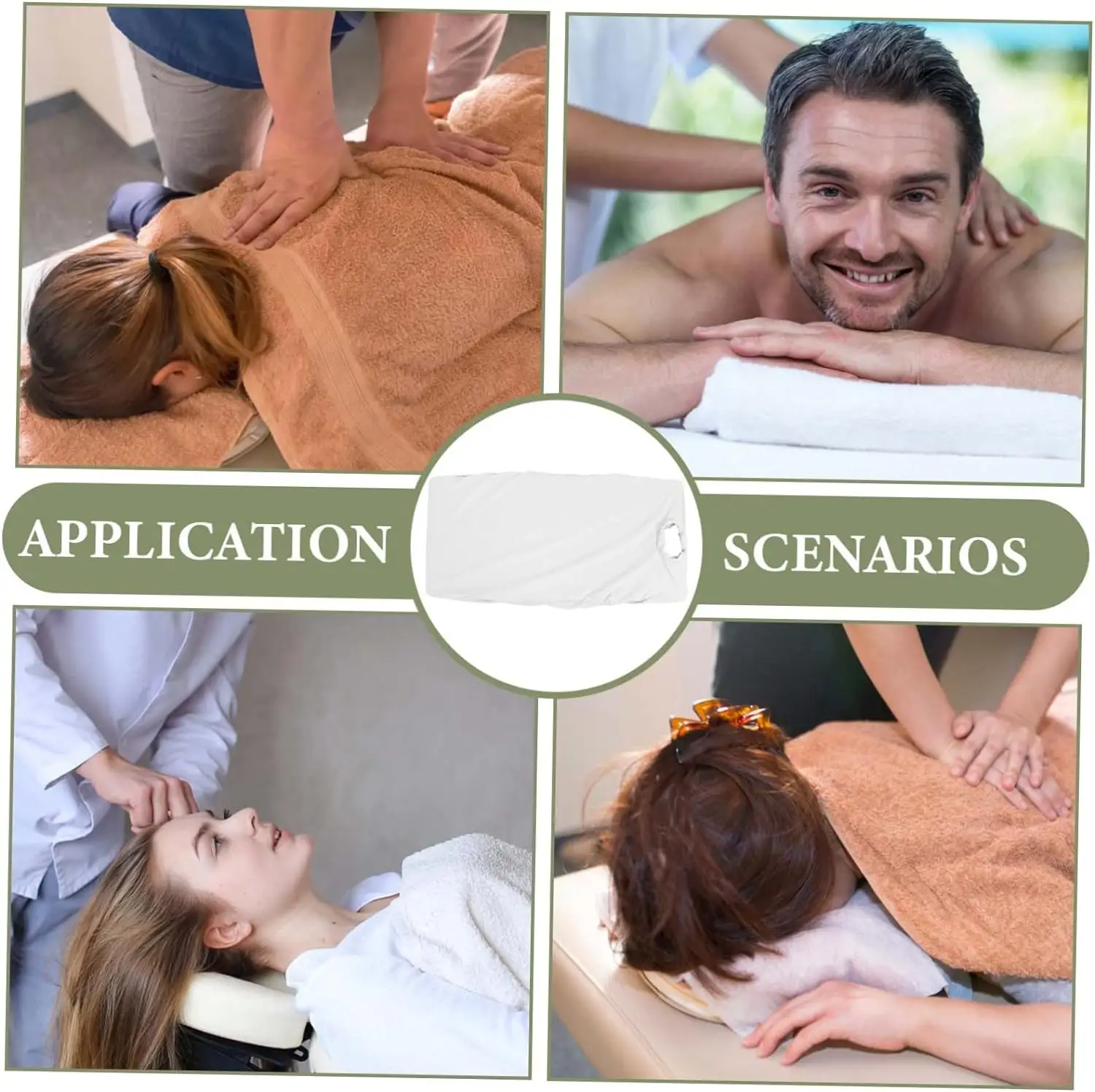 Home  Massage Table Sheet Set Premium washable Massage Bed Cover Flat  Fitted Sheets with hole