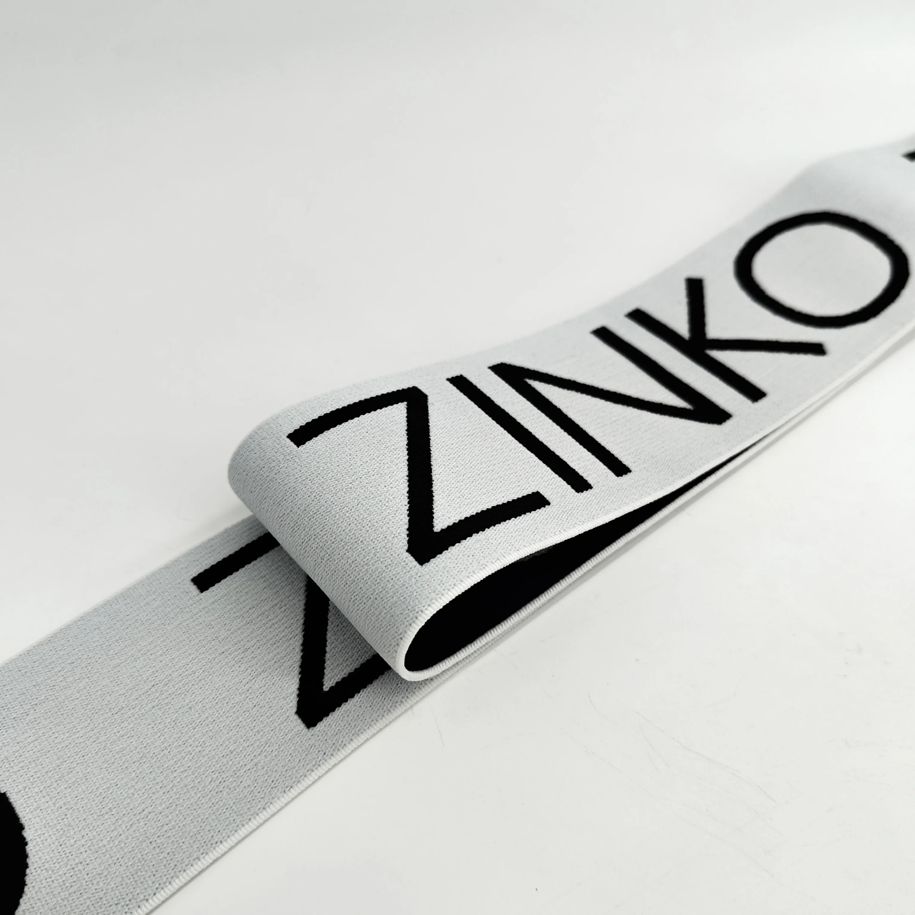 Free sample custom logo width designer elastic band for hat,hat bands elastic