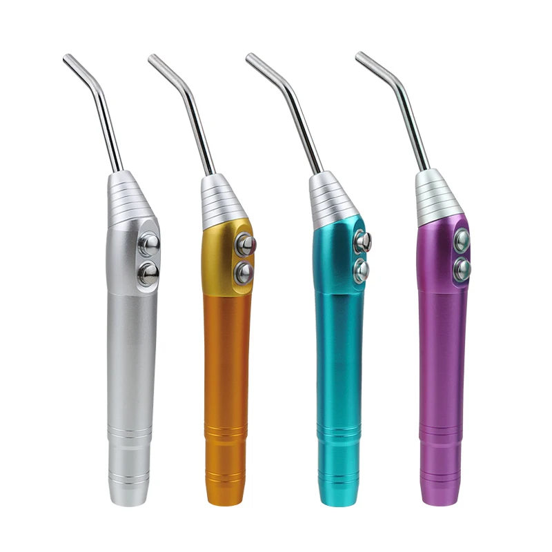 Wholesales Dental Tools Air Water Syringe With 2 Nozzles Colorful 3 Way Syringe