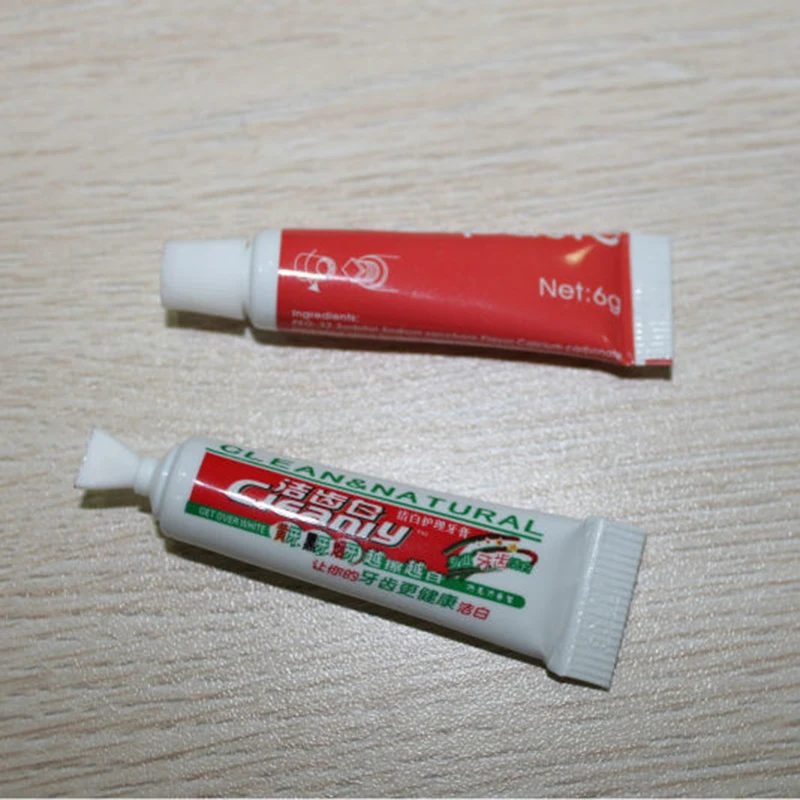 3g 5g Mini Toothpaste Oral Care Toothpaste for Traveling Hotel Amenities Fresh Mint Flavor Toothpastes Minis OEM Private Label