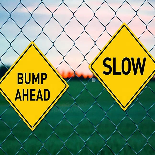 Funny Decoration Bump Ahead Road Sign Traffic Control Signs Made In China For Road And Street