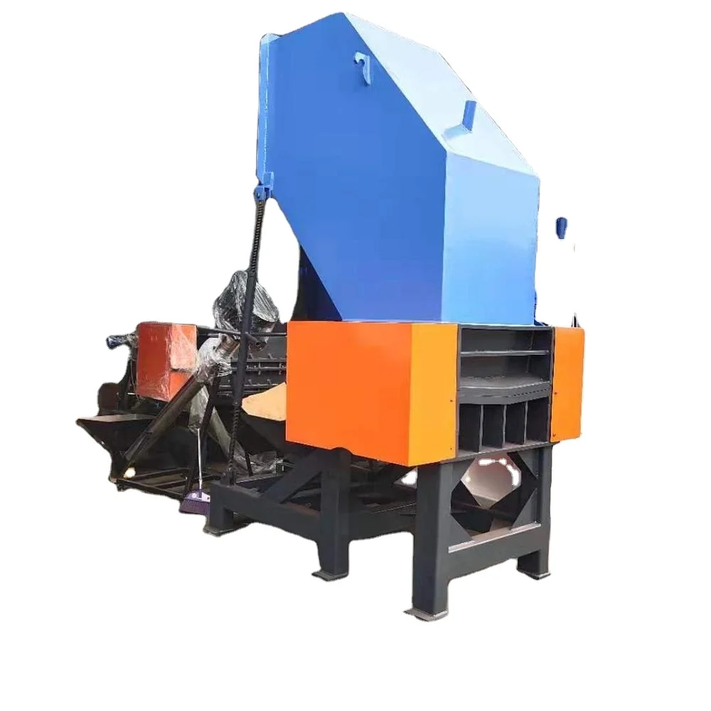Heavy Duty PVC Pipe Crushing Waste Plastic Film Bottle Crusher Shredder Machine
